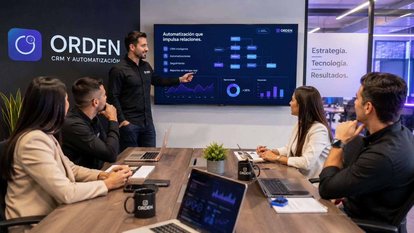 Equipo de ORDEN en reunión
